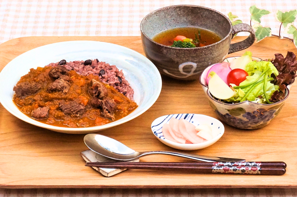 活き活きごはん　鹿すじ自家製カレーセット